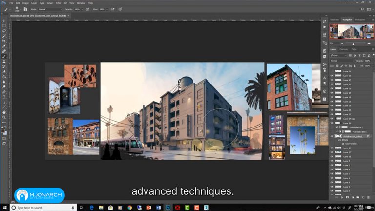 آموزش رندر پیشرفته معماری خارجی 3DS Max + Vray مون آرک