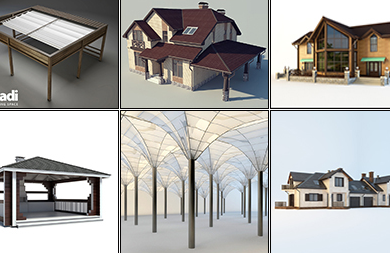 دانلود رایگان مدل سه بعدی ساختمان مدرن