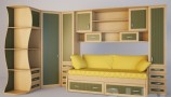 3DDD - Modern Furniture Childroom Set (3)