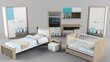 3DDD - Modern Furniture Childroom Set (5)