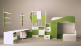 3DDD - Modern Furniture Childroom Set (6)