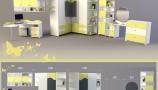 3DDD - Modern Furniture Childroom Set (7)