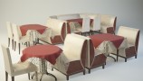 3DDD - Modern Table and Chair Set (12)
