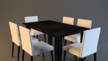 3DDD - Modern Table and Chair Set (2)