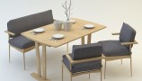 3DDD - Modern Table and Chair Set (20)