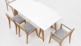 3DDD - Modern Table and Chair Set (21)