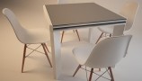 3DDD - Modern Table and Chair Set (9)