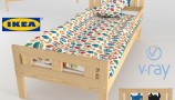 3DDD - Classic Childroom Bed (11)
