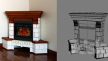3DDD - Classic Fire Place & Radiator (13)