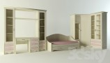 3DDD - Classic Furniture Childroom Set (7)