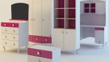3DDD - Classic Furniture Childroom Set (7)