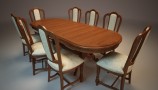 3DDD - Classic Table and Chair (8)
