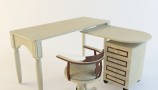 3DDD - Modern Table and Chair Childroom (1)