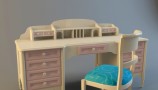 3DDD - Modern Table and Chair Childroom (2)