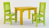 3DDD - Modern Table and Chair Childroom (5)