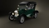 Humster3D - Ford Model T 4door Tourer 1924 3D Model (2)
