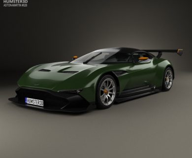 مدل سه بعدی ماشین 2015 Aston Martin Vulcan