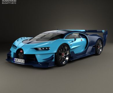 مدل سه بعدی ماشین Bugatti Vision Gran