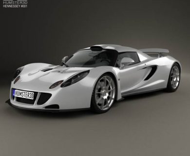 مدل سه بعدی ماشین Hennessey Venom GT 2012