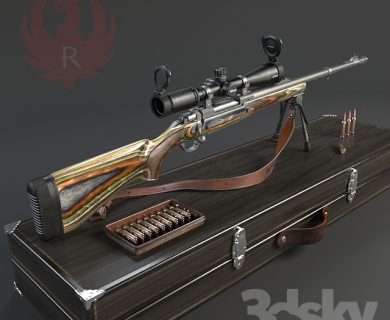 مدل سه بعدی اسلحه