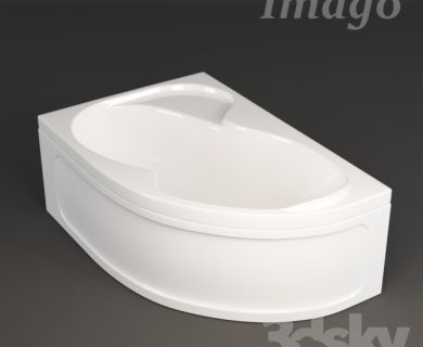 مدل سه بعدی وان حمام