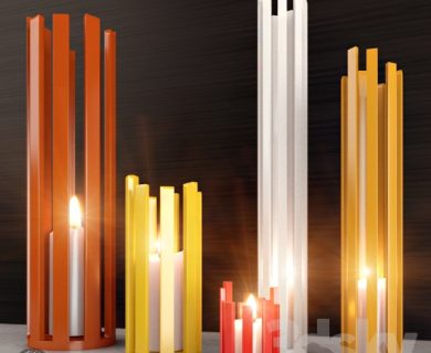 مدل سه بعدی شمع