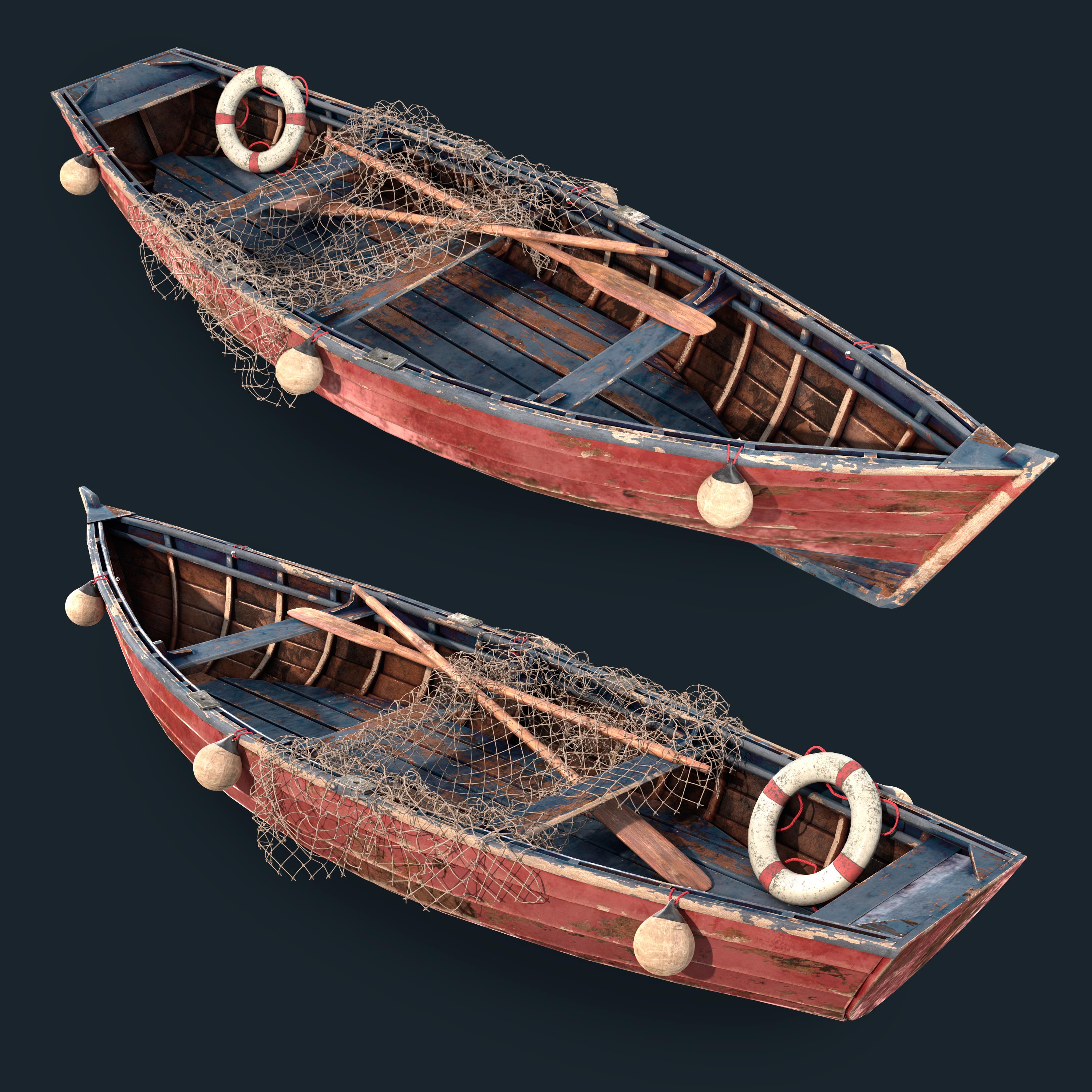 3d model boat