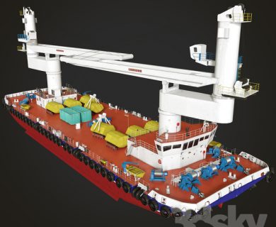 مدل سه بعدی کشتی