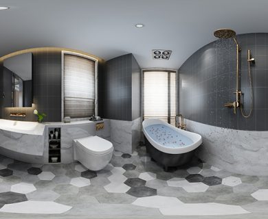 صحنه داخلی Bathroom I213 از Interior Design 2019