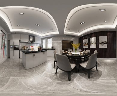 صحنه داخلی Kitchen Room I196 از Interior Design 2019