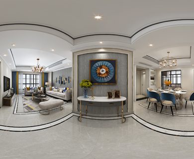 صحنه داخلی Dining Room I07 از Interior Design 2019