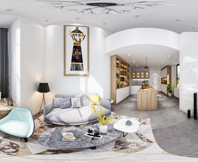 صحنه داخلی Living Room U07 از Interior Design 2019