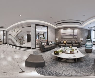 صحنه داخلی Living Room D14 از Interior Design 2019