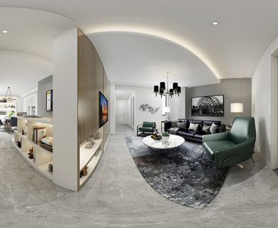 صحنه داخلی Living Room I04 از Interior Design 2019