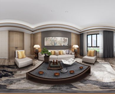 صحنه داخلی Living Room I117 از Interior Design 2019