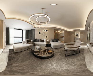 صحنه داخلی Living Room L18 از Interior Design 2019