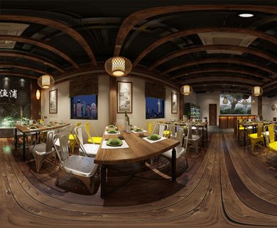 صحنه داخلی Restaurant P05 از Interior Design 2019