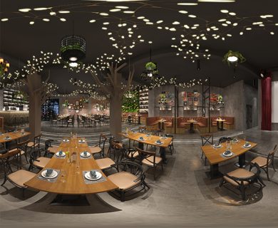 صحنه داخلی Restaurant I167 از Interior Design 2019