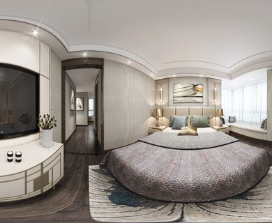 صحنه داخلی Bedroom B04 از Interior Design 2019