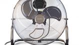 High-quality 3D model of the floor-mounted fan