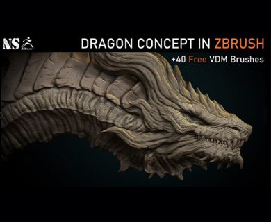 آموزش ساخت اژدها در Zbrush