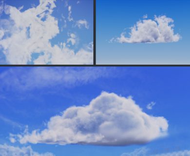 آموزش ساخت ابرها با Blender 2.8