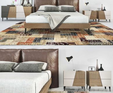 مدل سه بعدی تخت مدل سه بعدی تخت