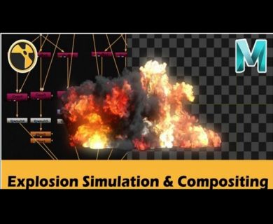 آموزش شبیه سازی انفجار در Maya و Nuke