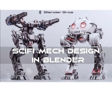 آموزش مدلسازی ربات مکانیکی در Blender
