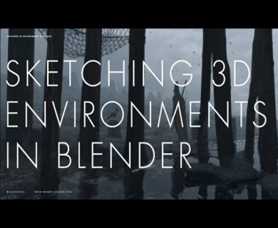 آموزش طراحی سه بعدی محیط در Blender