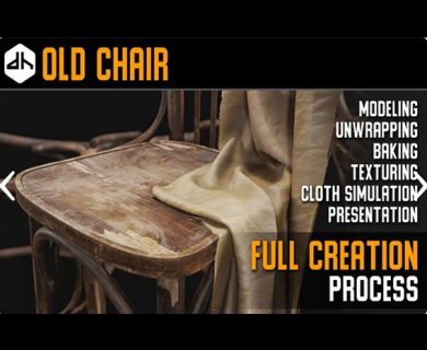 آموزش ایجاد صندلی قدیمی در 3Ds Max و Zbrush