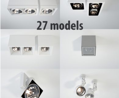 مدل سه بعدی چراغ