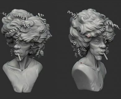 آموزش ساخت کاراکتر از منابع واقعی در ZBrush