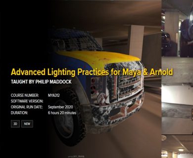 آموزش روش های حرفه ای نورپردازی با Arnold و Maya